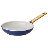 Greenpan 20cm Frying Padova Ceramic No Harmful Substances Used Pan, IH/Gas Compatible, Navy, Series, Coating, PFAS-Free,