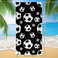 New US Canada Mexico Football World Cup Beach Towels Ultra fine Fiber Quick Drying Bath Towels Outdoor Sports Towels 70x140cm(27.5x55 in)&1pc