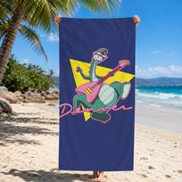 Dino D-Denver, The Last Dinosaurs Towel Dry Microfiber Bath Towel for Swimming Surfing Camping Unisex Holiday 50X100cm
