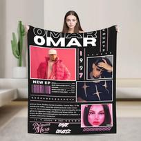 Omar Courtz Singer Blankets Quality Super Warm Throw Blanket Winter Kids Adult Couch Chair Novelty Bedspread Size: 75*100cm, Weight: 230 GSM