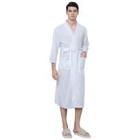 GMXIA Spring and Summer Bathrobes, Kimonos, Yukata, Men's Thin Yukata, and Home Wear M balta