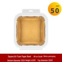 Disposable High-Temperature Resistant Air Fryer Silicone Oil Absorbent Baking Paper Plate