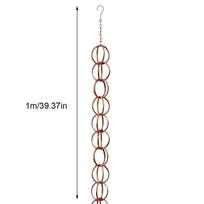 Lotus/Bird Rain Chain Outdoor Decors Hanging Rain Catcher Chain Gardening Gutters Downspouts Rain Chain Garden Decoration