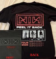 NEW! Nine Inch Nails Peel It Back Tour 2025 Tron Ares T-Shirt Reprint 4XL