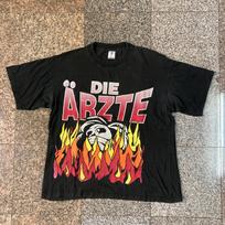 Vintažinis 90-ųjų Die Arzte T-shirt - Vokiečių Punk Rock L gray