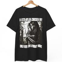 Chicken Fry Grim Reaper Shirt, Skeleton Meme Tee S