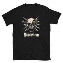 Rammstein Grafinis Grupės Marškinėliai | Alternatyvaus Roko Marškinėliai | Sunkiojo Metalo Marškinėliai | Gotikinis Gatvės Stilius L