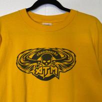 Vintage 90s ATM Skateboard T shirt Y2K Skate Yellow Size XL B1815 M