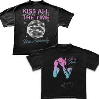 Harry Styles  Kiss All The Time Disco Occasionally , Disco Ball, HS Tour Graphic T-Shirt, Y2K Concert Top 3XL