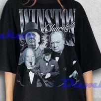 Winston Churchill Shirt, Winston Churchill Tshirt, Winston Churchill Fan Tees, Winston Churchill Retro T-shirt, Winston Churchill Merch S