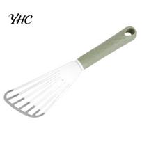 Wide Shovel Surface Spatula Stainless Steel Non-Stick Pan Cooking Fried Fish Heavy-duty Comfortable Grip Steak Pancake Slotted Kitchen Gadget B