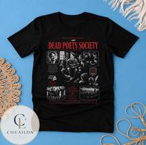 Dead Poets Society Shirt, O Captain My Captain Tee, Robin Williams Graphic T-Shirt, Inspirational Movie Fan Gift M