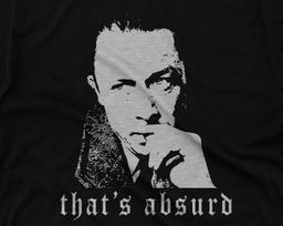 Albert Camus T-Shirt: Myth of Sisyphus, Philosophy Tee S