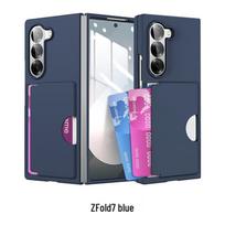 CAXITON Samsung Z Fold7 Transparent Wallet Case