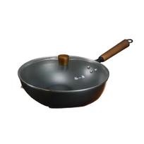 Zhang Xiaoquan 32cm Fine Iron Wok with Lid