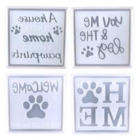 Animal Paw Tag Silicone Molds Paw Print Mold for Epoxy Resin Pet Nest Ornament 1
