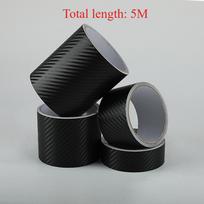 1Pc DIY Nano 3D Carbon Fiber Car Sticker Door Sill Protector Bumper Tape Motorcycle and Bicycle Waterproof 3cm