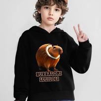 Burbaloni Luliloli Italian Brainrot Meme Hoodies Sweatshirt Boys Girls Funny Cartoon Hoodie Autumn Fashion Pullover Kids Clothes 100