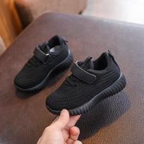 Korean Style Casual Shoes for Spring Autumn Velcro Flying Weaved Breathable Student Shoes 22