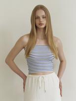 Kinder Baby Wavy Stripe Tube Top - Blue Blue/Free