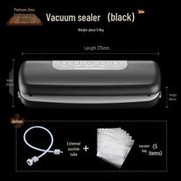 BoZhen JiangChu Mini Food Vacuum Sealer juoda