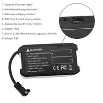 Headset Battery Case Fatshark 7.4V 18650 Lithium cell Charging box FPV goggles2 Walksnail HDZERO Video glasses DC Power supply 1pcs-18650 case V2