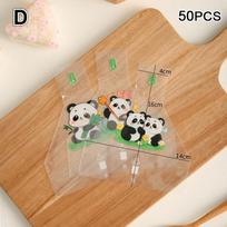 50/100 vnt japoniško trikampio ryžių rutuliukų vienkartinis pakavimo maišelis Nori Onigiri sušių maišelis sušių formavimo formų Bento priedai D 50PCS