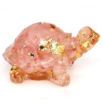 Natural Crystal Epoxy Turtle Statue Tortoise Pocket Tortoise Figurine Creative   Gems Crafts 3