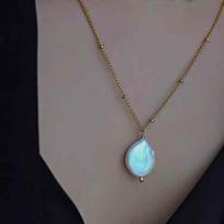 Natural Baroque Pearl Chokers Necklace Platinum Plated AAAA Grade Women's Light Luxury Niche Collarbone Chain Freshwater Pearl 45 cm