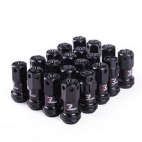 NEW High Quality R40 Style Steel Racing Wheel Lug Nuts Racing Composite Lock Lug Nuts with Security Key M12x1.5/1.25 M12x1.5 violetinė