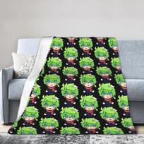 Sou Hiyori YTTD Anime Knitted Blanket Your Turn To Die Game Flannel Throw Blankets Bed Sofa Decoration Soft Warm Bedspreads Size: 75*100cm, Weight: 230 GSM