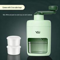 Enhanced Manual Ice Shaver: Compact Smoothie Maker & Fluffy Ice Crusher Blade Upgraded
