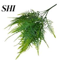 Artificial Asparagus 1 Bouquet Green Plant Convenient Vivid Multifunctional Non-fading Simulation for Decorating 35 Leaves Bush
