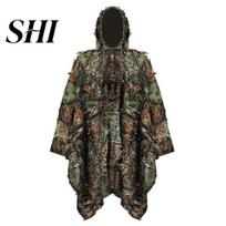Camouflage Jacket Hunting Clothes 3D Maple Leaf Sniper Coat Clothing jacket Bionic for Shooting Hooded kamufliažas