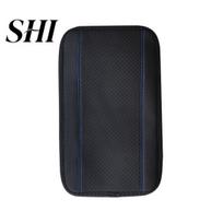 Protective Armrest Cover Universal Car Auto Center Console Box Soft Anti-scratch Mat Cushion Durable Leather Non-slip Accessories Three-dimensional B