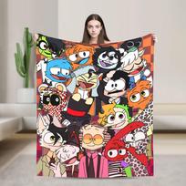 Komedija 31 Minutos Scenelės Antklodė Kokybiška Šilta Lovatiesė Žiemai Kelionės Lėktuvu Sofa Kėdė Naujoviška Patalynė 75X95CM
