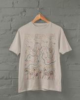 Abstract Art Dandelion T Shirt, Weirdcore Clothing, Botanical Art Shirt, Y2K Grunge Clothing, Fairycore Goblincore Clothing, Witchy Gifts 3XL