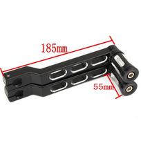 Black Cnc Rear Shift Lever Shifter Pegs For Road King Street Electra Tour Glide