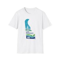 I Am Delaware silhouette T-Shirt | State Pride Delaware Map Tee 3XL