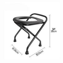 Lengvas sulankstomas dušo krėslas senyviems, nėščioms ar neįgaliems žmonėms Height 38cm gray