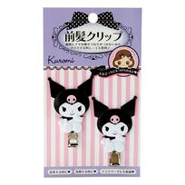 Sanrio Kuromi Bangs Clip x 1 x cm PP of (Vertical) Approx. 3.5 4.5 S-315826 (Set 2)