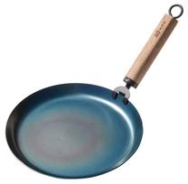 TAKIBING FRYPAN Cast Iron Frying Pan IH suitable for open and gas Made in Detachable Handle Frying Pan Handle (WAQ, compatible, campfires, flames,