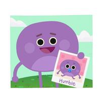 Bumbles Edukacinis Animacinis Nums Flaneliniai Antklodės Vasarinės Yum Juokingos Mesti Antklodės Lovai Sofai Sofa Lengvos Size: 75*100cm, Weight: 230 GSM purple