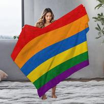 Sassy the Print Rainbow Blanket, Sofa,Bedroom,Bed Home Office Nap Blanket ,Funny gift Thermals,Travel Blankets Size: 75*100cm, Weight: 230 GSM