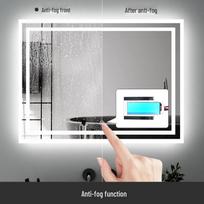 12V LED vonios veidrodžio šviestuvas su lietiminiu valdymu ir apsauga nuo rasojimo Touch Switch (Single Color)