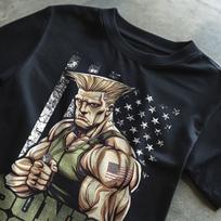Mortal Kombat Street Fighter Ryu Ken Guile SubZero Scorpion Arcade Tshirt S