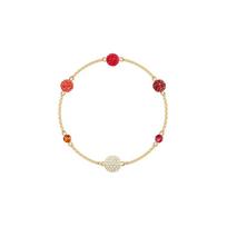 Swarovski Remix spalvingas akcentinis apyrankė Moteriška apyrankė Auksinė 5479015 S