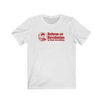 Rosa Luxemburg Marškinėliai „Reforma ar revoliucija“ XL white