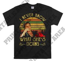 Wedding Crashers Chazz Reinhold I Never Know What She’s Doing Vintage Men Unisex T shirt, T shirt, T shirt MO562 M