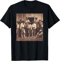 Black Cowboy Rodeo T shirt - Texas Western Graphic Tee 2XL